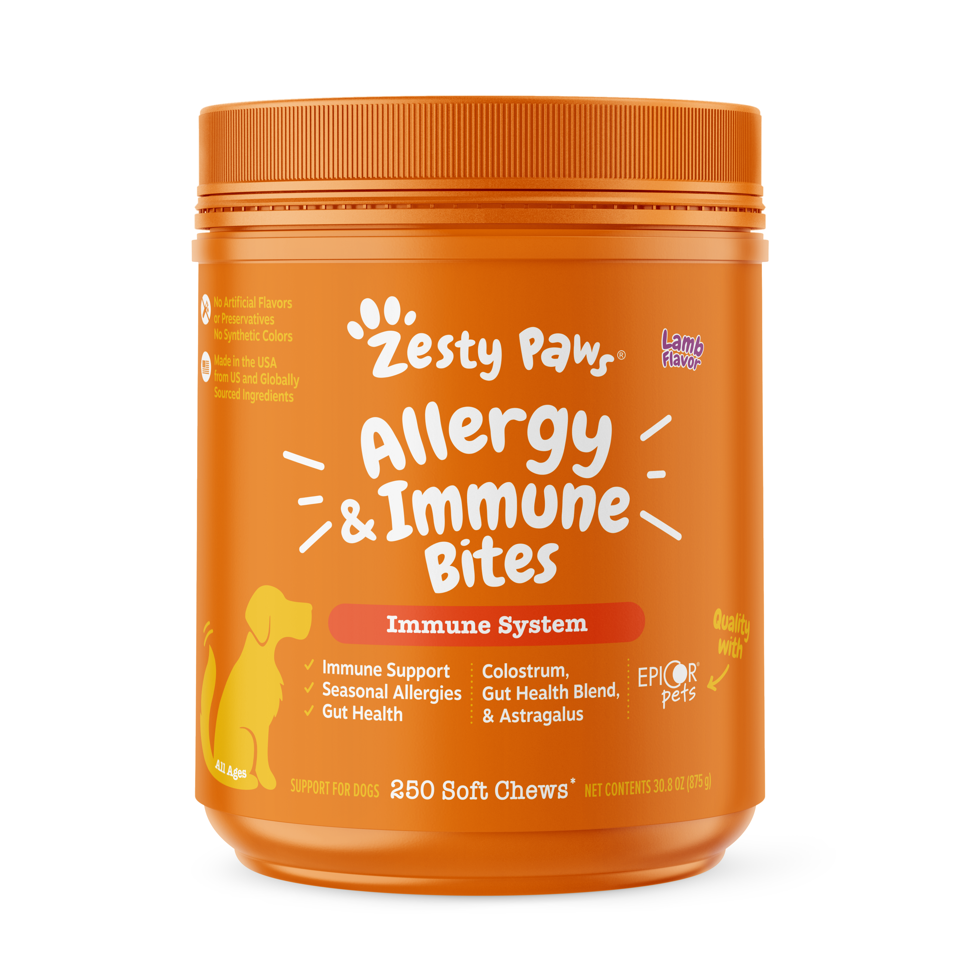Zesty Paws Allergy & Immune Bites Dog Supplements