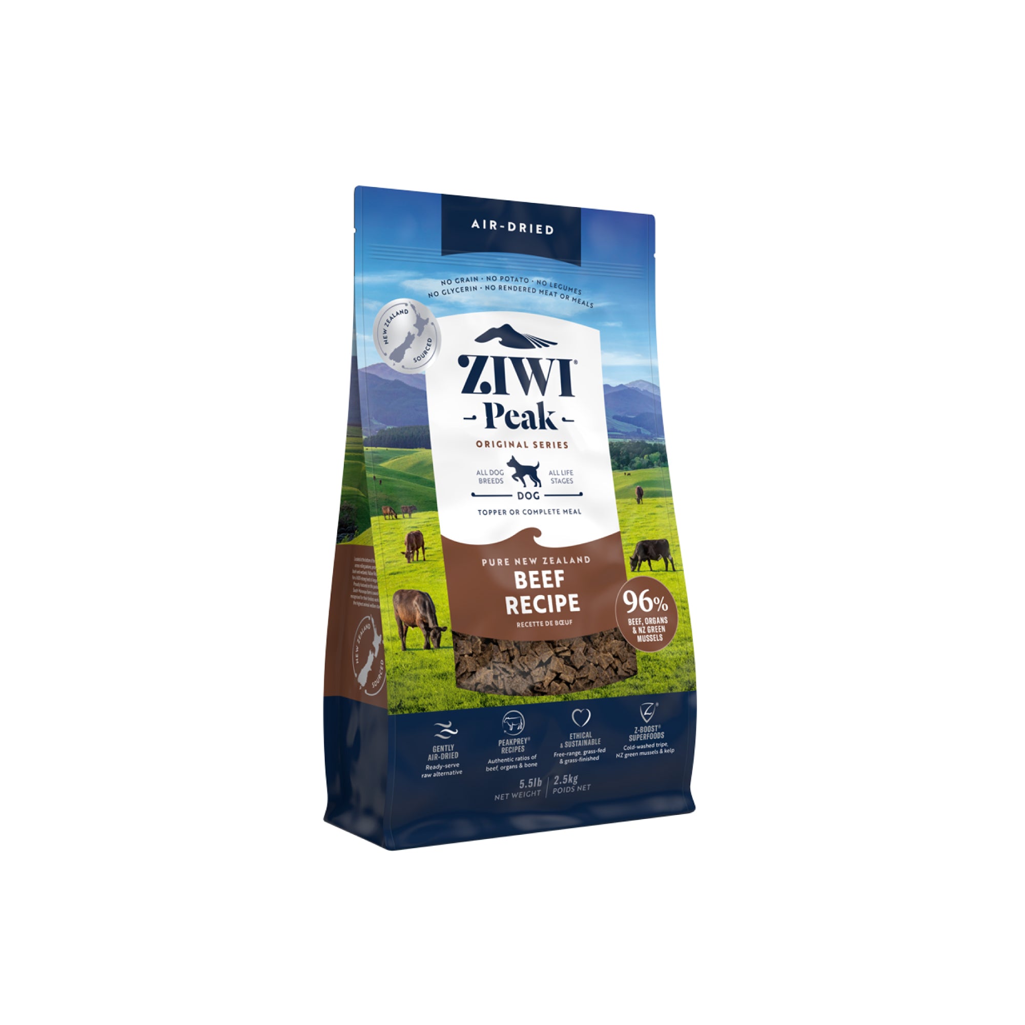 Ziwi Peak Air-Dried Beef Dog Food | Grain-Free & High Protein