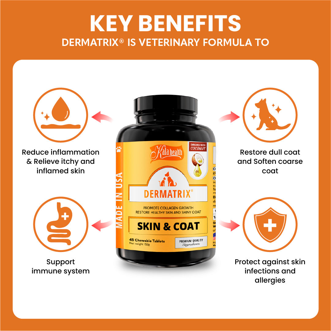Kala Health DERMATRIX® Skin & Coat Supplement