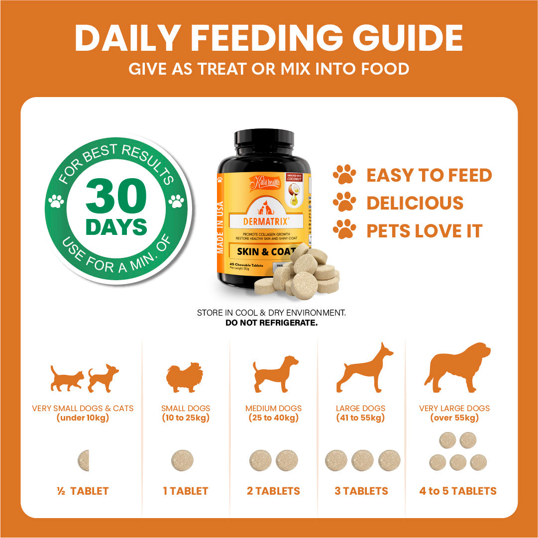 Kala Health DERMATRIX® Skin & Coat Supplement