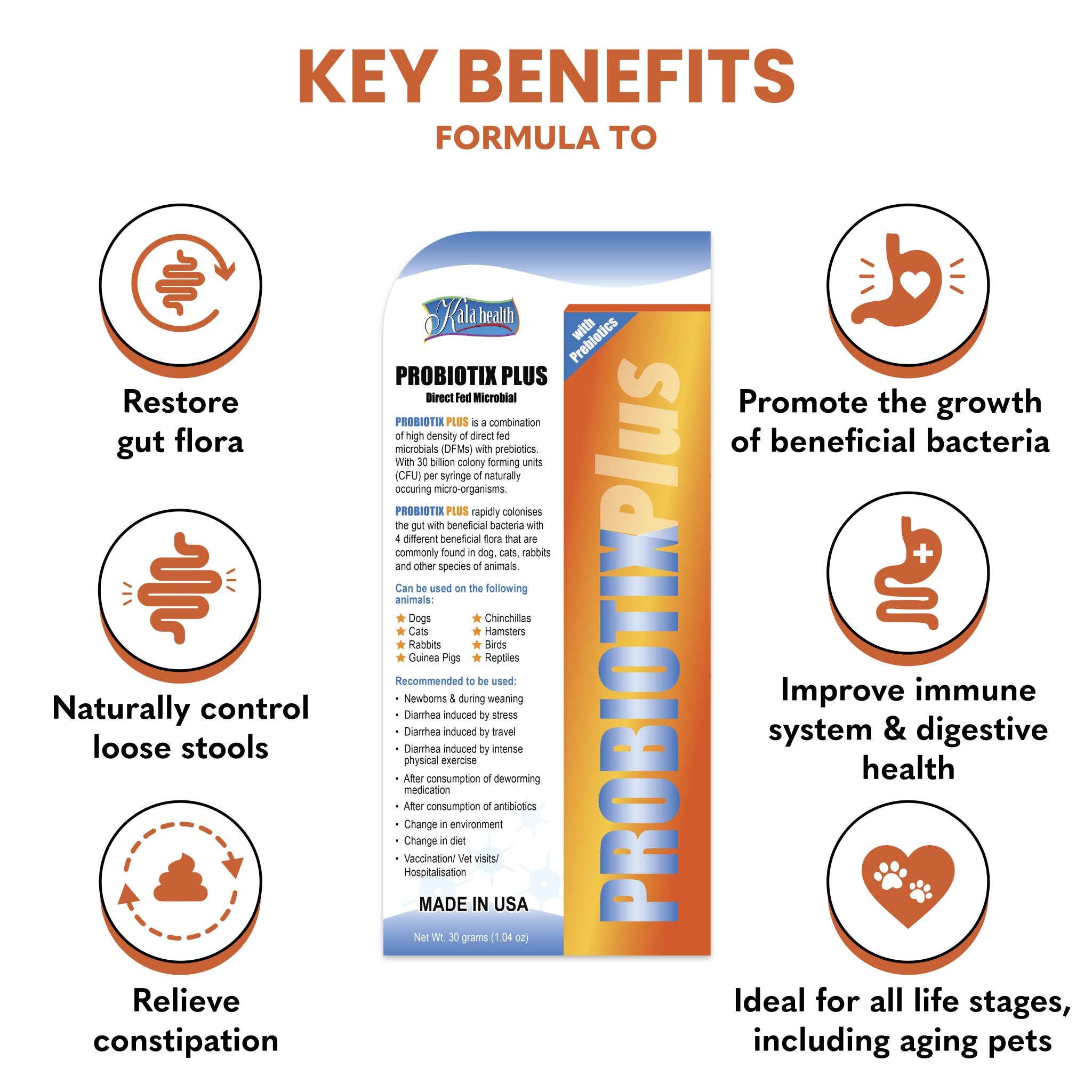 Kala Health PROBIOTIX® PLUS Probiotics & Prebiotics