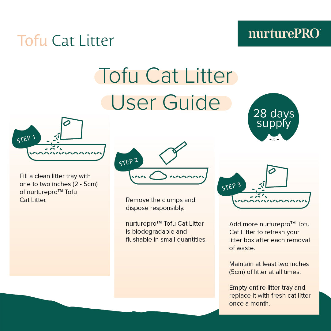 NurturePro Tofu Cat Litter - 7L