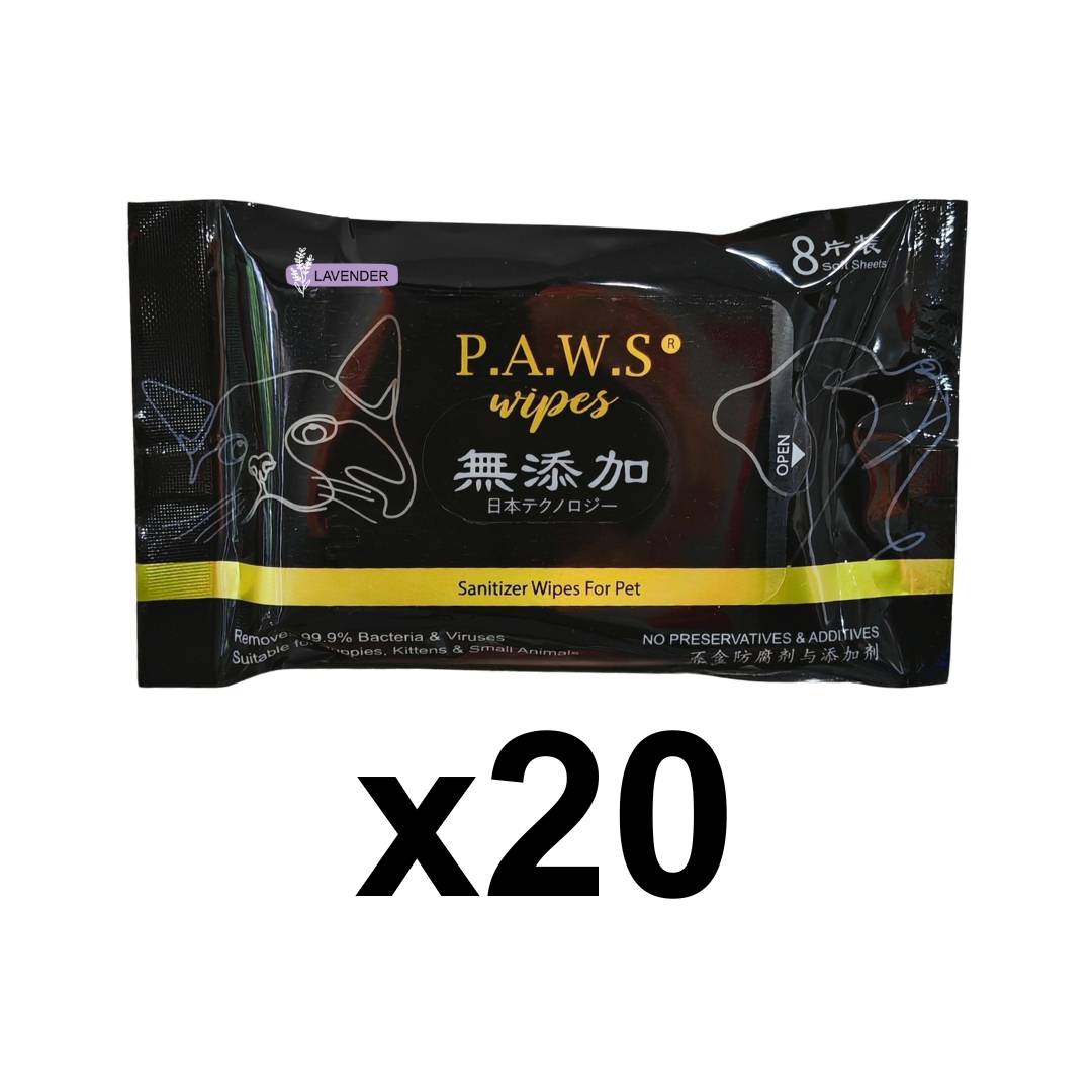 P.A.W.S Travel Wipes