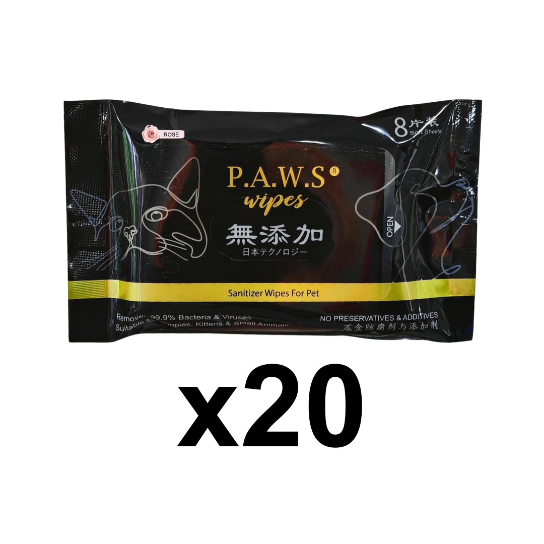 P.A.W.S Travel Wipes