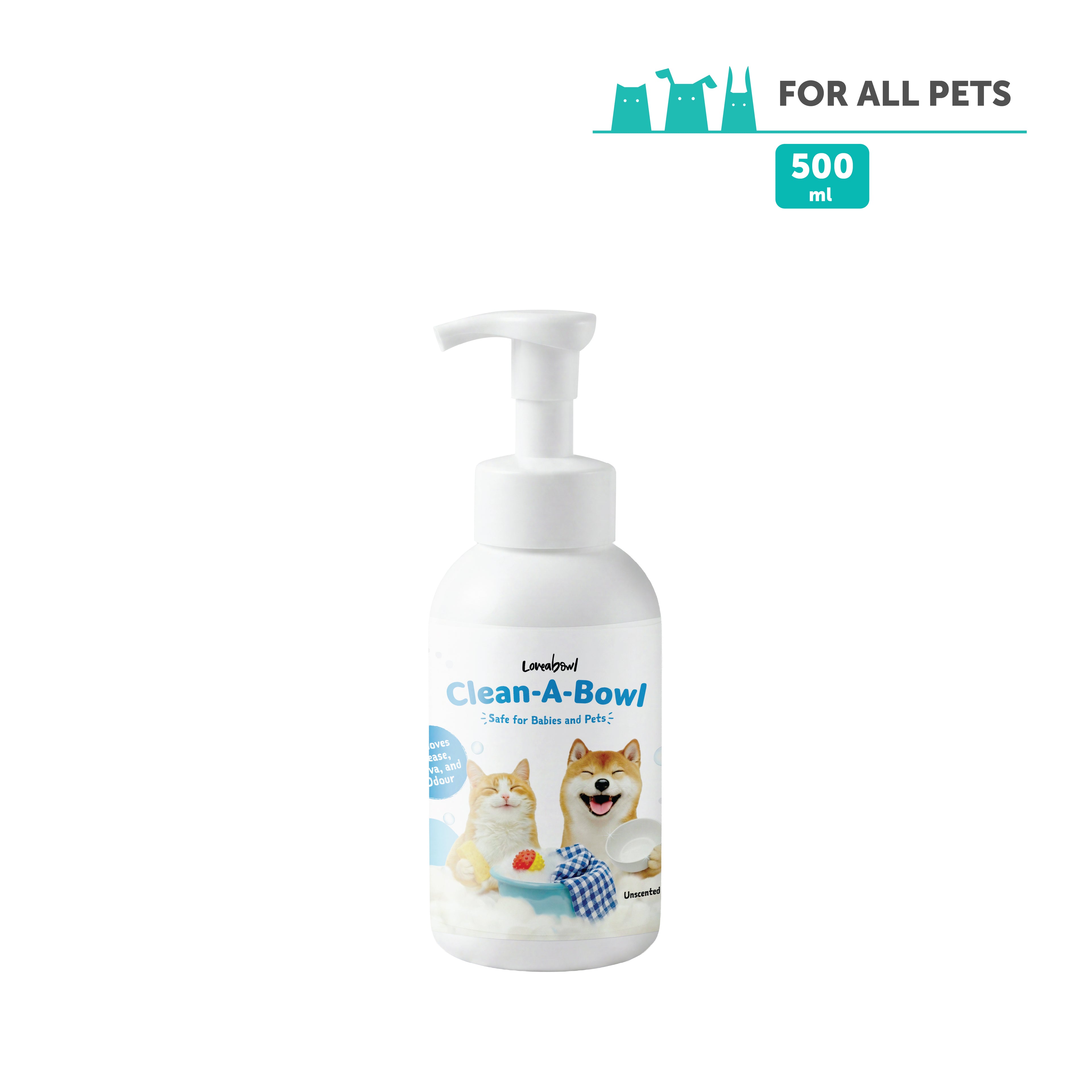 Loveabowl Clean-A-Bowl Multi-Purpose Foam Wash | 500ml